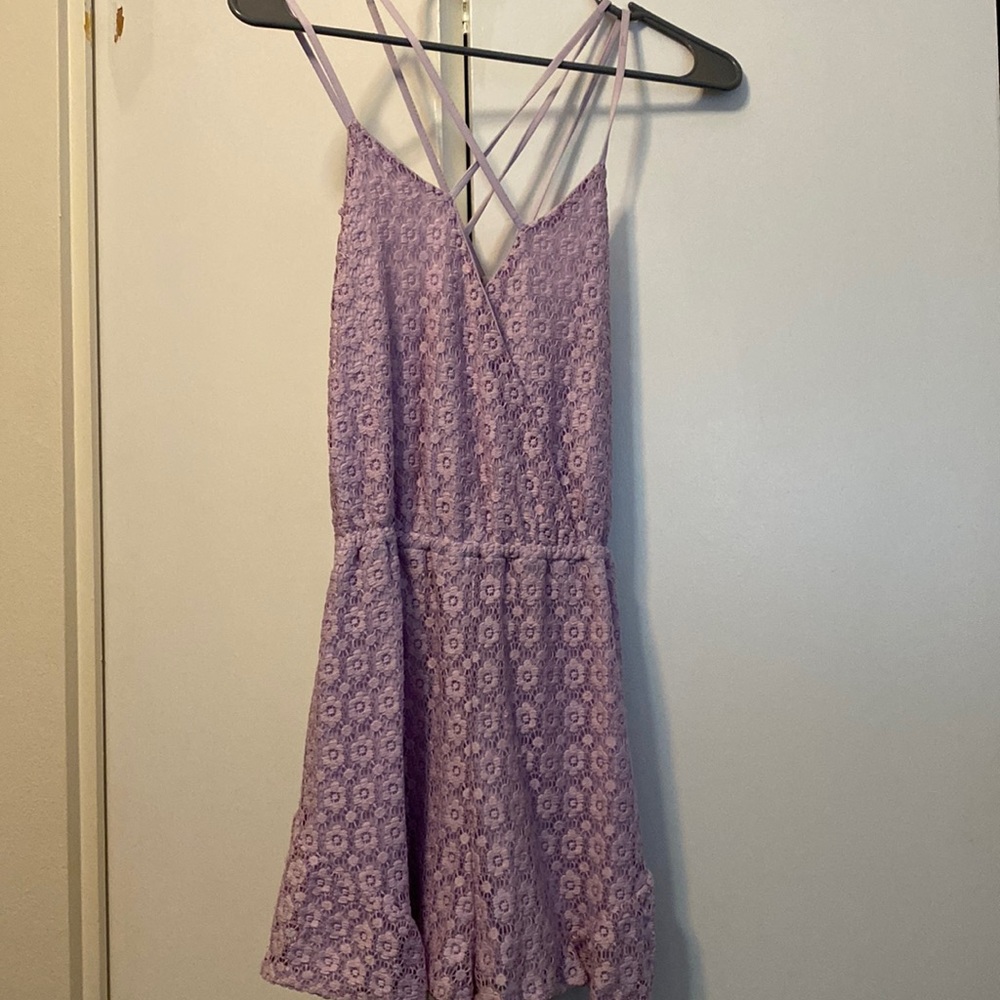 Strappy Lavender Boutique Romper